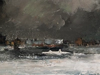 Joris de bruyne (1896-1965), a pair of winter landscapes, 1938/40, oil on canvas 30 x 34 cm. (11.81 x 13.39 in.), frame: 42 x 47 cm. (16.53 x 18 1/2 in.) - afbeelding 2 van  10