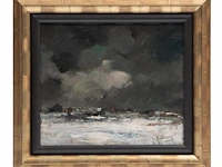 Joris de bruyne (1896-1965), a pair of winter landscapes, 1938/40, oil on canvas 30 x 34 cm. (11.81 x 13.39 in.), frame: 42 x 47 cm. (16.53 x 18 1/2 in.) - afbeelding 4 van  10
