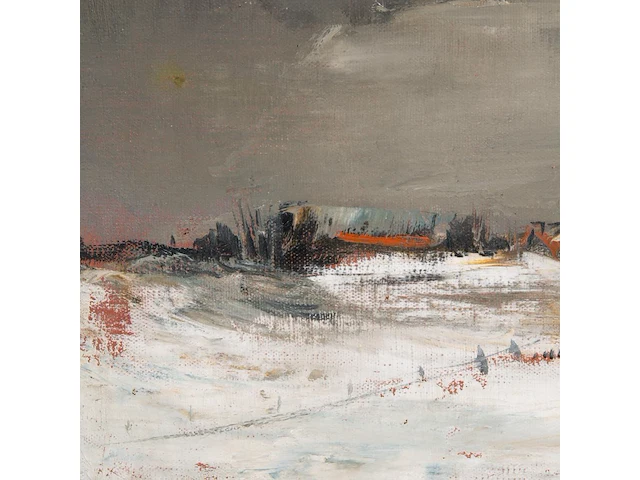 Joris de bruyne (1896-1965), a pair of winter landscapes, 1938/40, oil on canvas 30 x 34 cm. (11.81 x 13.39 in.), frame: 42 x 47 cm. (16.53 x 18 1/2 in.) - afbeelding 10 van  10