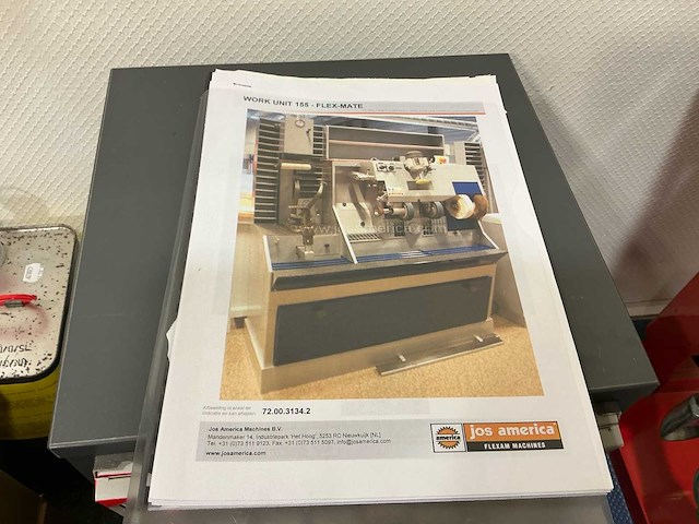 Jos america work unit 155 flex mate schoenmakersmachine - afbeelding 13 van  22
