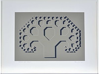 Jos de mey - schaduwboom volgens pythagoras - zeefdruk - afbeelding 2 van  7