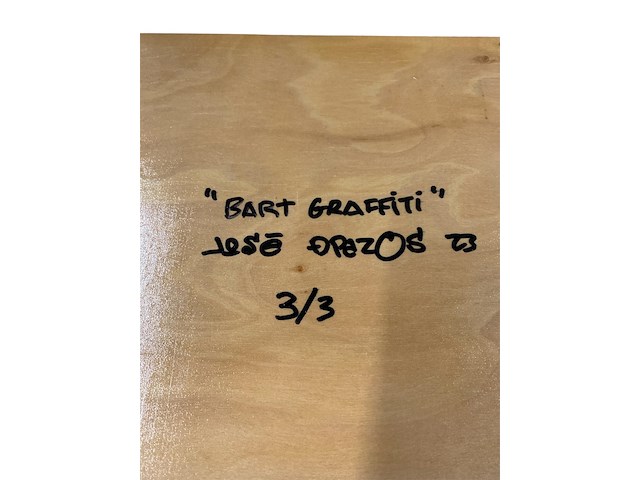 José de pazos - skate bart graffiti - afbeelding 8 van  8