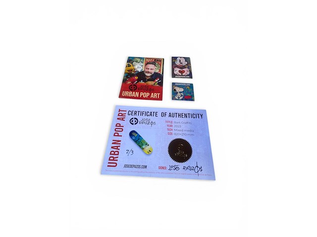 José de pazos - skate bart graffiti - afbeelding 7 van  8