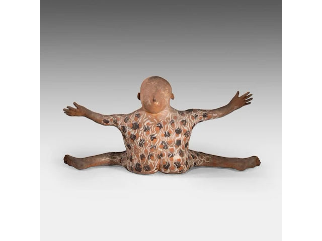 José vermeersch (1922-1997), figure with spread arms and legs, 1972, terracotta, n° 3/10 38 x 79 cm. (14.96 x 31.10 in.) - afbeelding 9 van  13