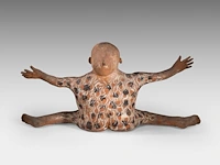 José vermeersch (1922-1997), figure with spread arms and legs, 1972, terracotta, n° 3/10 38 x 79 cm. (14.96 x 31.10 in.) - afbeelding 9 van  13