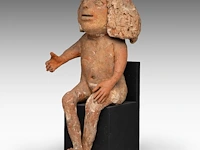 José vermeersch (1922-1997), sitting figure, 1971, terracotta, n° 8/25 42 cm. (16.53 in.) - afbeelding 2 van  8