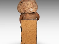 José vermeersch (1922-1997), sitting figure, 1971, terracotta, n° 8/25 42 cm. (16.53 in.) - afbeelding 5 van  8