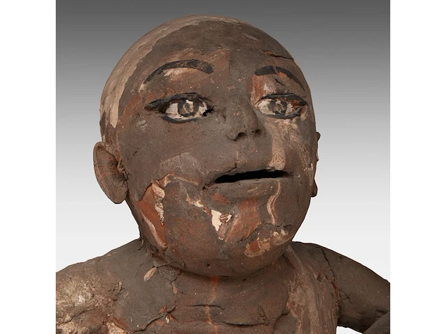 José vermeersch (1922-1997), sitting figure, 1973, terracotta, n° 6/25 29.5 cm. (11.60 in.) - afbeelding 2 van  10