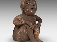 José vermeersch (1922-1997), sitting figure, 1973, terracotta, n° 6/25 29.5 cm. (11.60 in.) - afbeelding 3 van  10