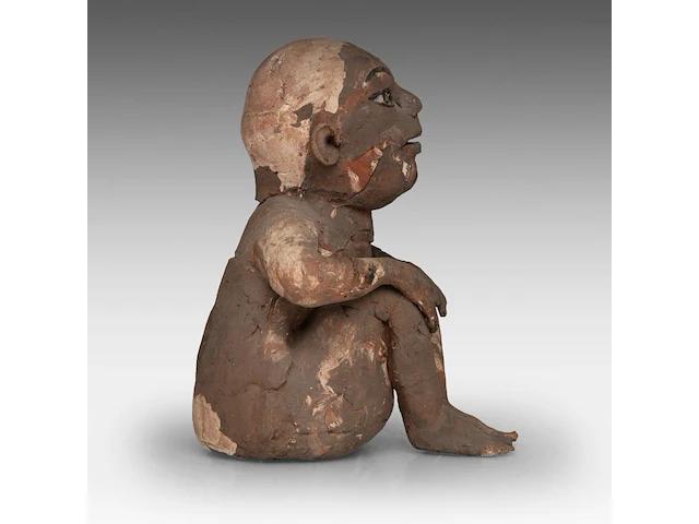 José vermeersch (1922-1997), sitting figure, 1973, terracotta, n° 6/25 29.5 cm. (11.60 in.) - afbeelding 4 van  10