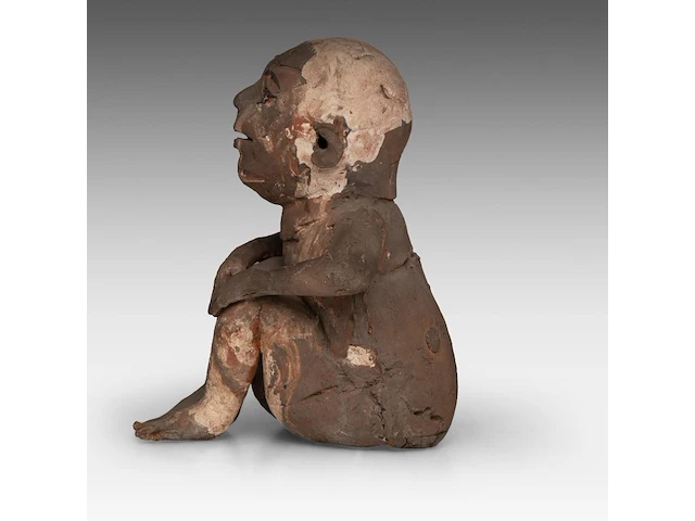 José vermeersch (1922-1997), sitting figure, 1973, terracotta, n° 6/25 29.5 cm. (11.60 in.) - afbeelding 6 van  10