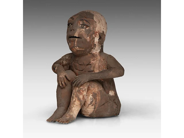 José vermeersch (1922-1997), sitting figure, 1973, terracotta, n° 6/25 29.5 cm. (11.60 in.) - afbeelding 7 van  10