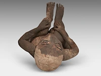 José vermeersch (1922-1997), sitting figure, 1973, terracotta, n° 6/25 29.5 cm. (11.60 in.) - afbeelding 8 van  10
