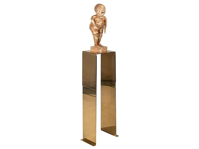 José vermeersch (1922-1997), standing figure, 1978, n° 10/20, terracotta, h 49 cm - afbeelding 1 van  9