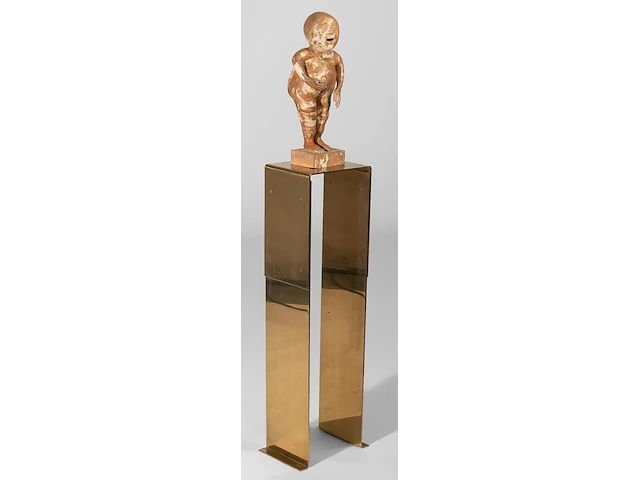 José vermeersch (1922-1997), standing figure, 1978, n° 10/20, terracotta, h 49 cm - afbeelding 2 van  9