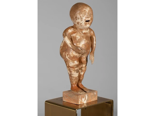 José vermeersch (1922-1997), standing figure, 1978, n° 10/20, terracotta, h 49 cm - afbeelding 3 van  9