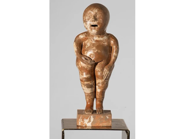 José vermeersch (1922-1997), standing figure, 1978, n° 10/20, terracotta, h 49 cm - afbeelding 4 van  9
