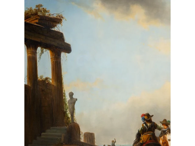 Joseph jacops (1806-1856), after the hunt, 1844, oil on panel 92 x 125 cm. (36.21 x 49.21 in.), frame: 125 x 158 cm. (49.21 x 62.20 in.) - afbeelding 6 van  8