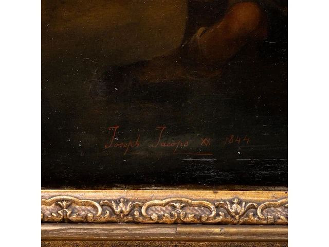 Joseph jacops (1806-1856), after the hunt, 1844, oil on panel 92 x 125 cm. (36.21 x 49.21 in.), frame: 125 x 158 cm. (49.21 x 62.20 in.) - afbeelding 7 van  8