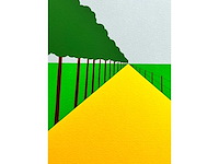 Joseph willaert - postzegel met landschap - kleurenzeefdruk - afbeelding 3 van  12