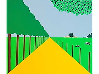 Joseph willaert - postzegel met landschap - kleurenzeefdruk - afbeelding 1 van  12