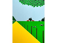 Joseph willaert - postzegel met landschap - kleurenzeefdruk - afbeelding 12 van  12