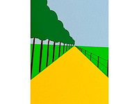 Joseph willaert - postzegel met landschap - kleurenzeefdruk - afbeelding 3 van  12