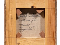 Joseph willaert (1936-2014), 'mouw in opgerold', 2001, mixed media 22 x 22 cm. (8.66 x 8.66 in.) - afbeelding 3 van  4