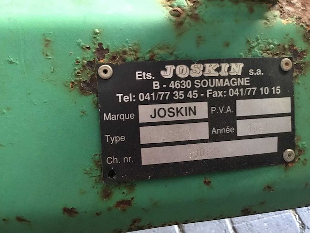 Joskin - 1992 - tr 275 c3 - weide bloter - afbeelding 5 van  9