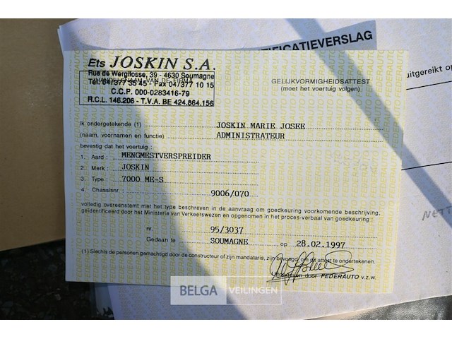 Joskin mengmestverspreider - afbeelding 10 van  15