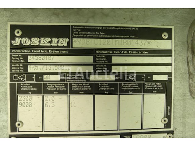 Joskin rtr3001 landbouwtrailer (tetra-cap) - afbeelding 20 van  33