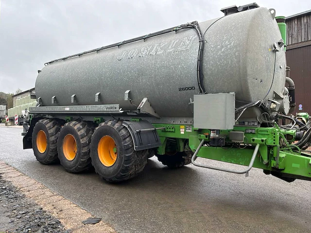 Joskin transport trailer / joskin cargo set – chassis + vacu 26.000 l slurry tanker + silo-cargo 24/45 box - afbeelding 7 van  29