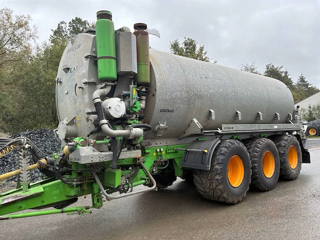Joskin transport trailer / joskin cargo set – chassis + vacu 26.000 l slurry tanker + silo-cargo 24/45 box - afbeelding 23 van  29