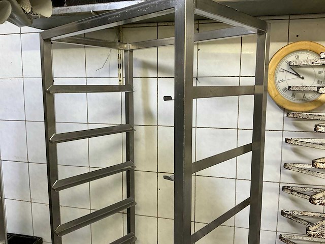 Josto rvs regaalwagen (2x) - afbeelding 1 van  3