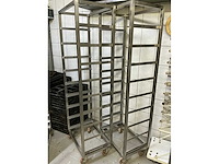 Josto rvs regaalwagen (2x) - afbeelding 3 van  3