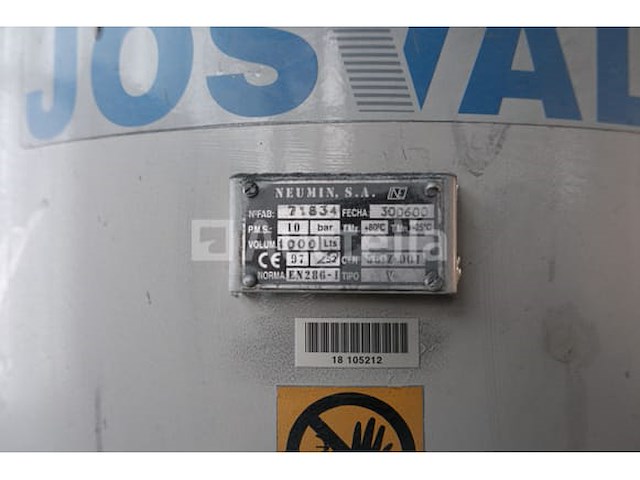 Josval verticale persluchttank - afbeelding 1 van  6