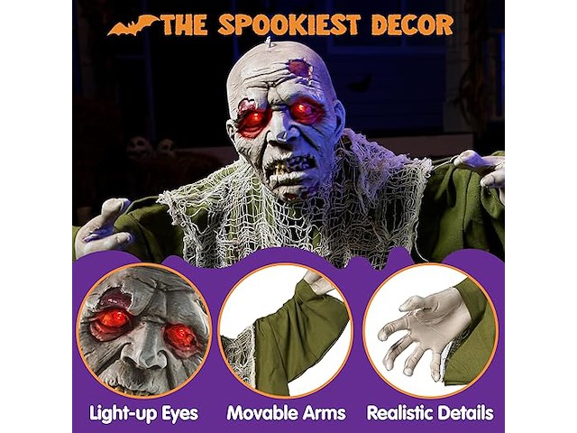 Joyin geanimeerde zombie - afbeelding 3 van  4