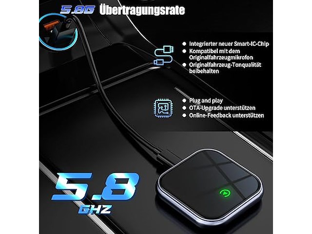 Joywind draadloze carplay-adapter - afbeelding 4 van  6