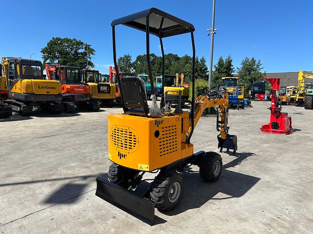 Jpc - 2025 - ht10 - mini-banden graafmachine - afbeelding 12 van  16