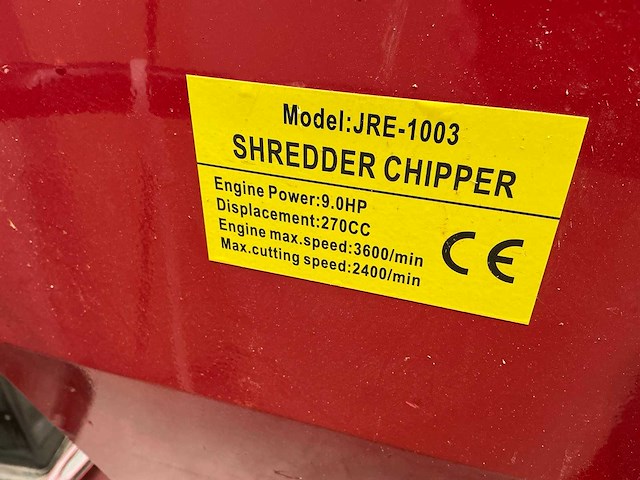 Jre-1003 houtversnipperaar - afbeelding 7 van  7