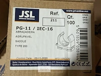 Jsl aaneenschuifbare veerklemmen (13 dozen)