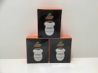 Juicy gadgets elektrische eeltverwijderaar / voetvijl - wit (3x)