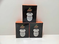 Juicy gadgets elektrische eeltverwijderaar / voetvijl - wit (3x) - afbeelding 2 van  7