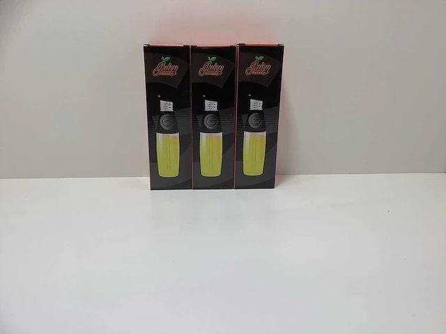 Juicy gadgets olie & azijn dispenser - 250ml - glas (3x) - afbeelding 1 van  6