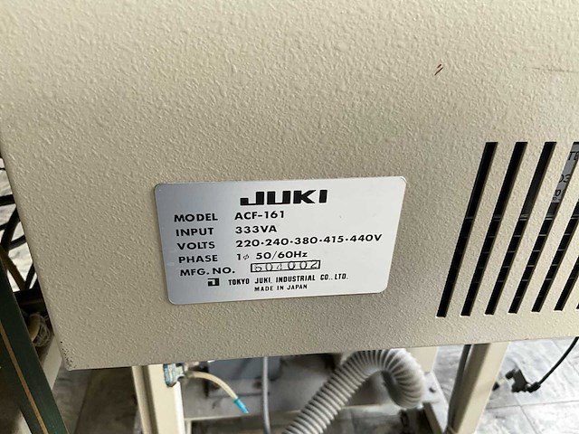 Juki acf-161 knopenaanzetautomaat - afbeelding 2 van  10