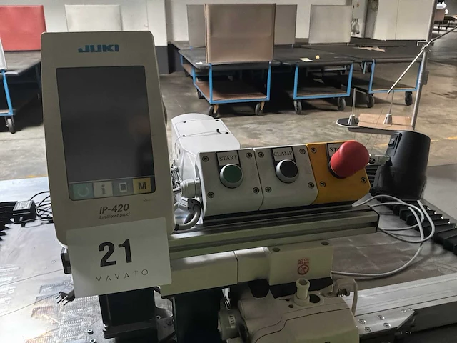 Juki ams-224en computergestuurde industriële naaimachine - afbeelding 11 van  13
