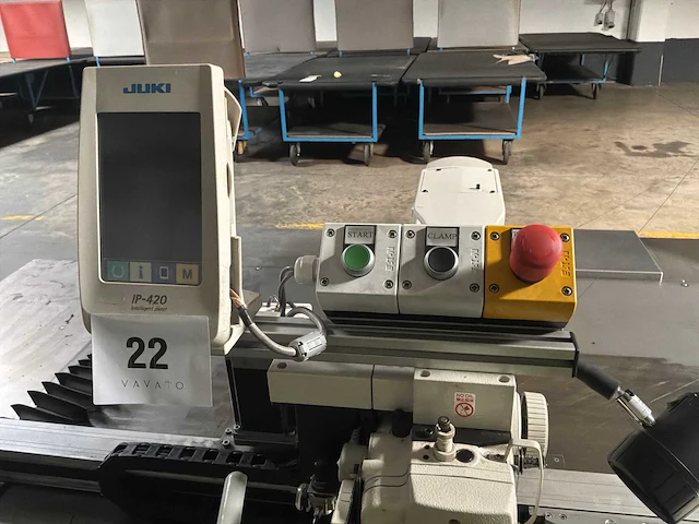 Juki ams-224en computergestuurde industriële naaimachine - afbeelding 12 van  13