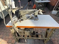 Juki industriële stiksteekmachine met onderstel, werkblad en bedieningspaneel - afbeelding 7 van  7
