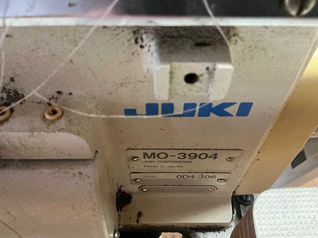 Juki mo-3904 naaimachine overlock - afbeelding 8 van  8