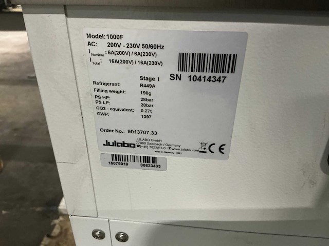 Julaba 1000f koeling- en verwarmingscirculator - afbeelding 2 van  2
